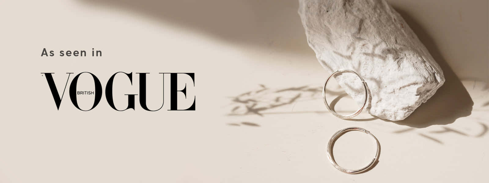 Vogue Featured Jewelry Advertisement Background