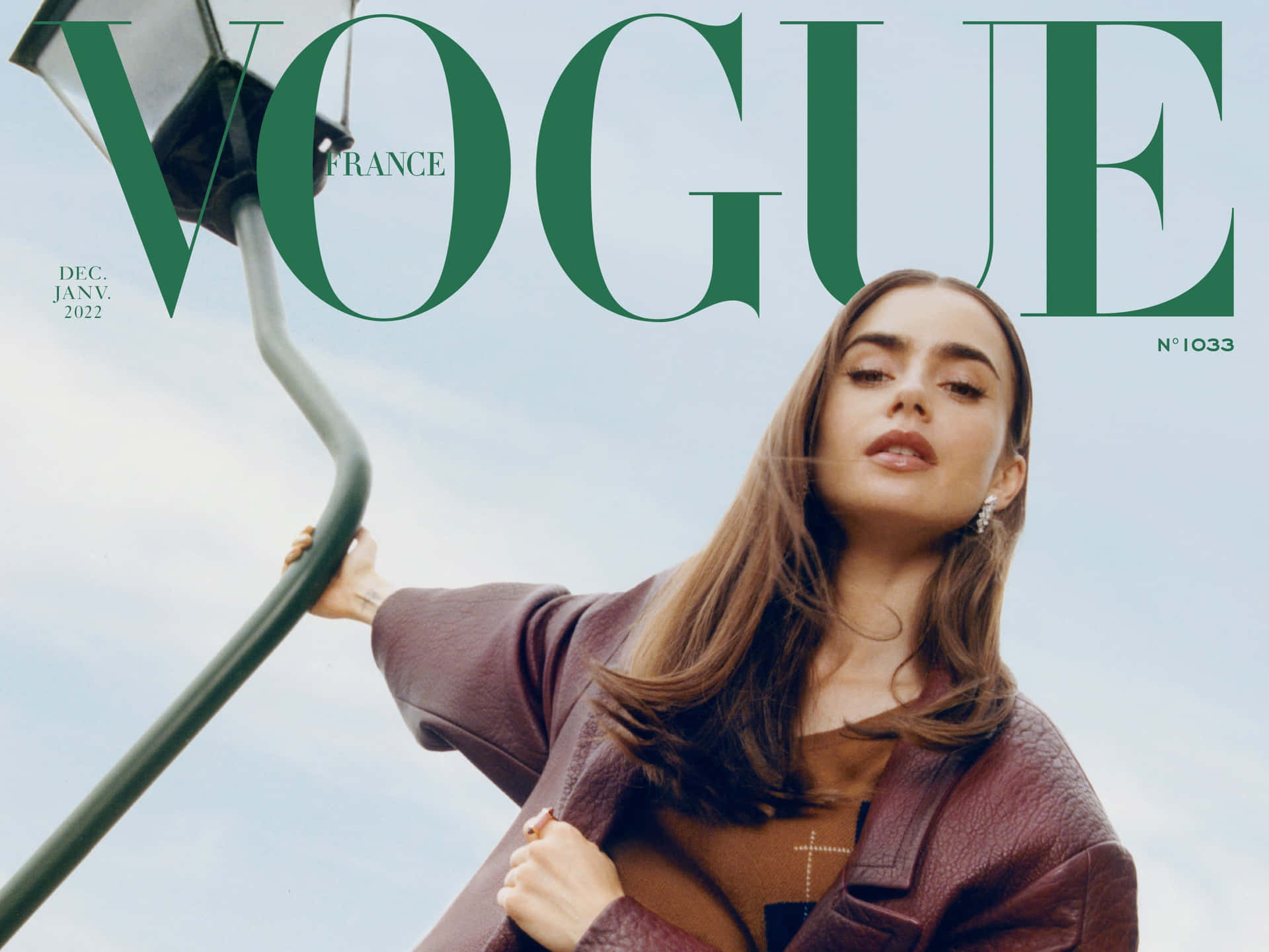 Vogue France Cover Model December January Issue Background