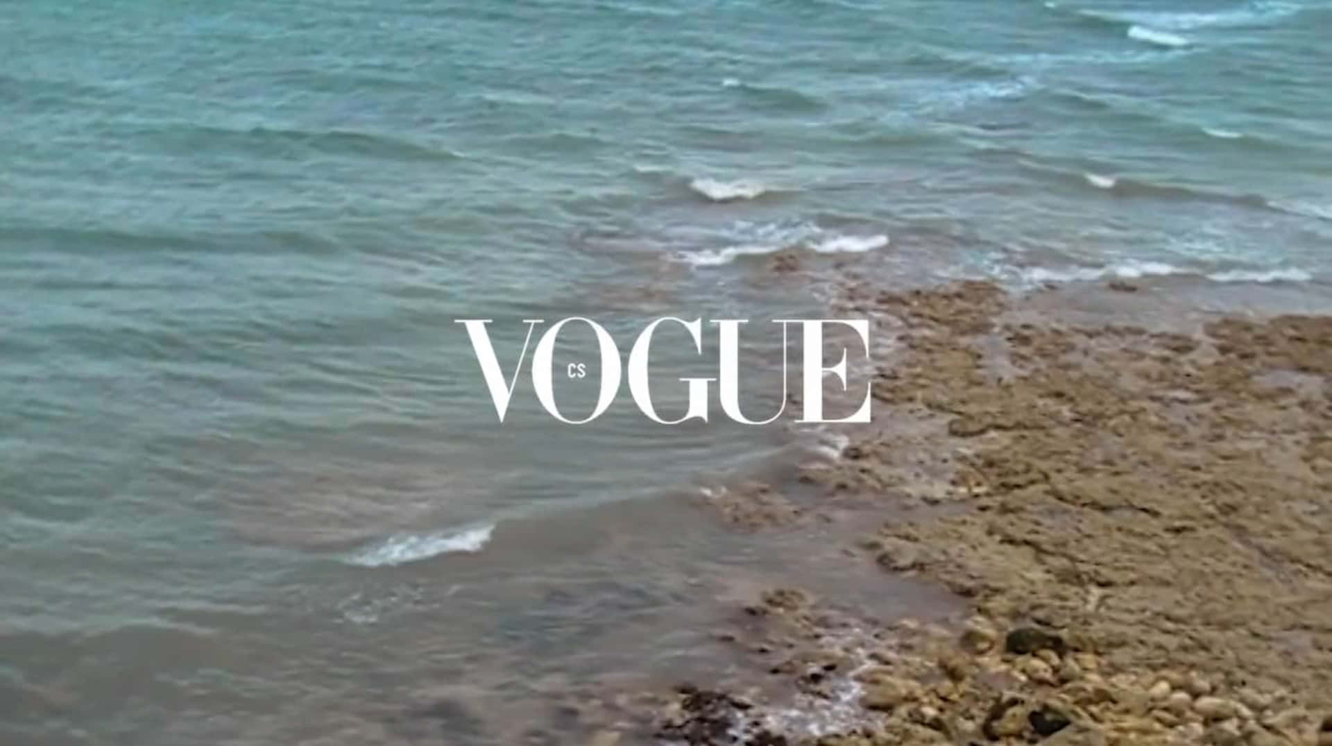 Vogue Logo Beachfront Background