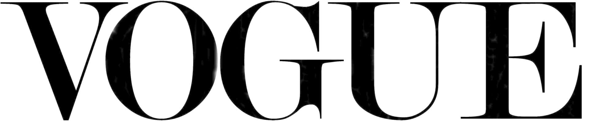 Vogue Magazine Logo Blackand White Background