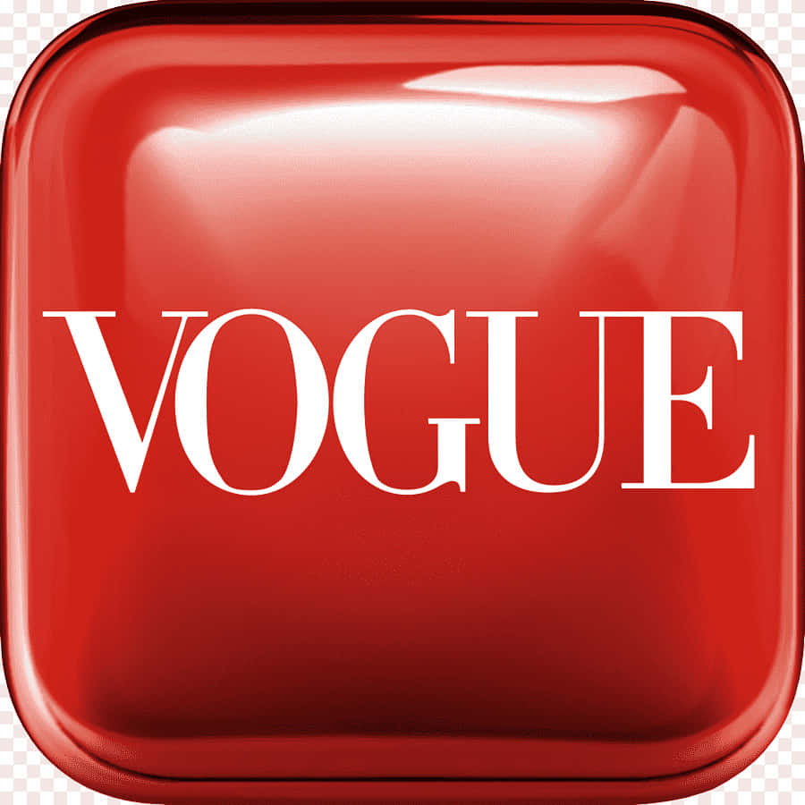 Vogue Magazine Logo Red Background Background