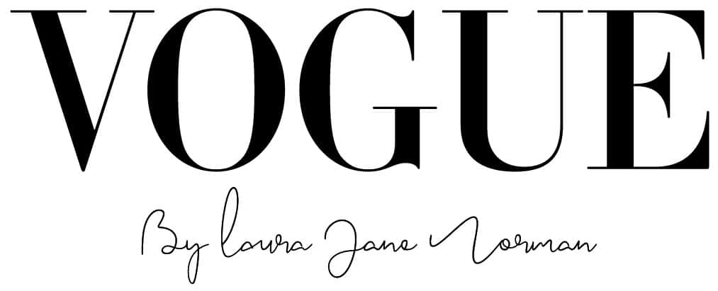 Vogue Magazine's Iconic Logo Background