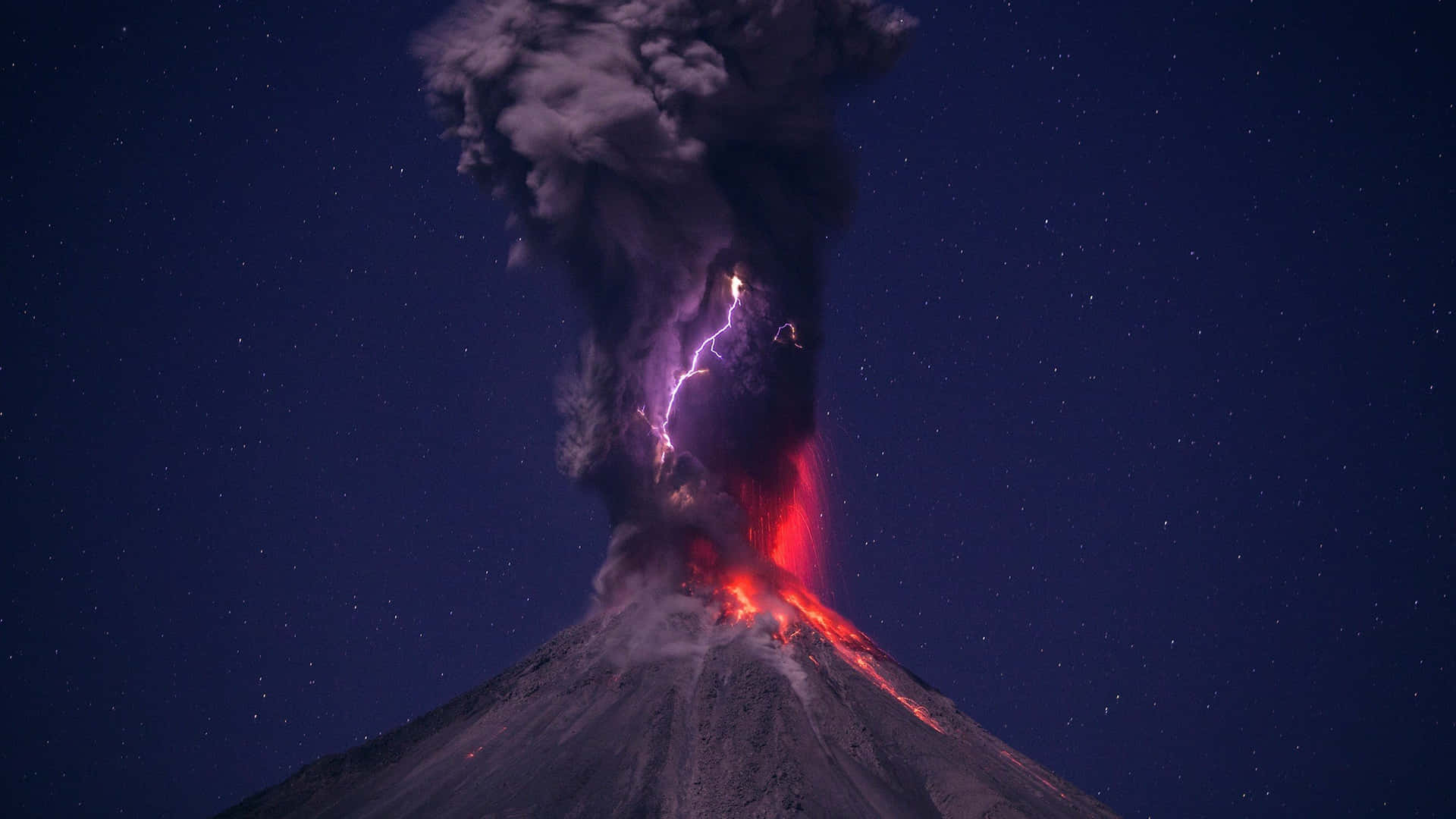 Volcán De Colima Mexico Volcano
