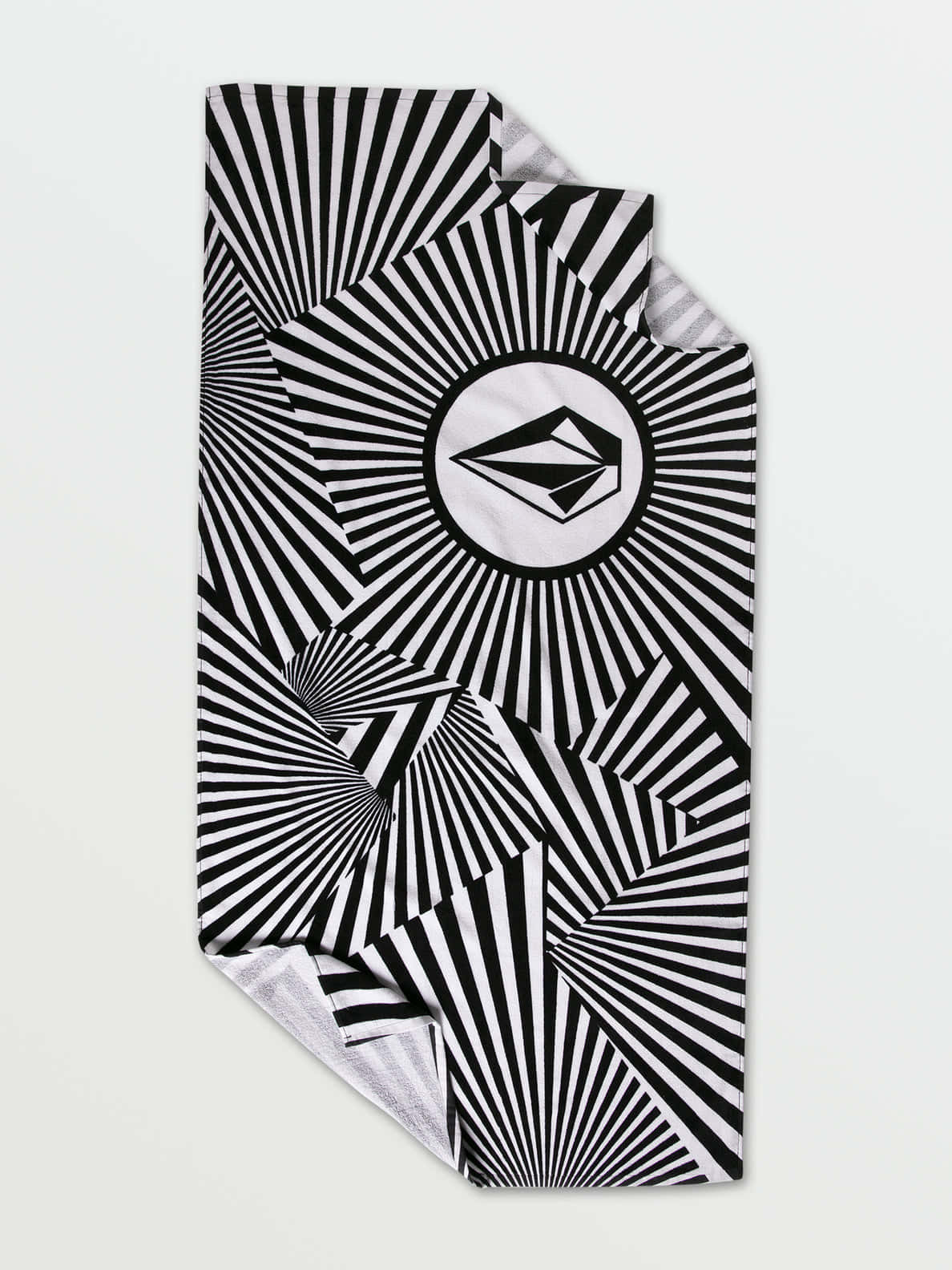 Volcom Black White Geometric Boardshorts Background