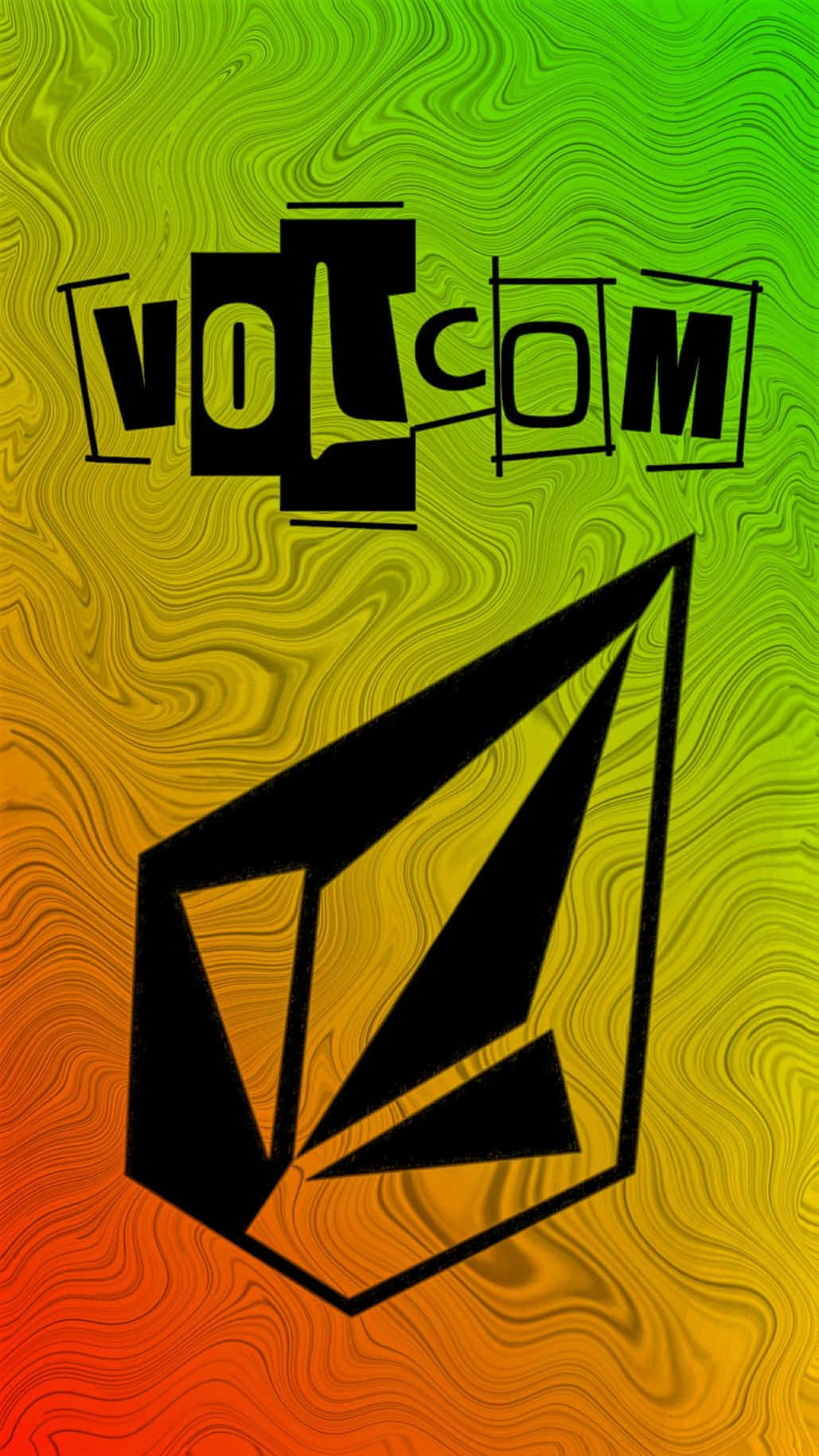 Volcom Logo Artistic Background Background