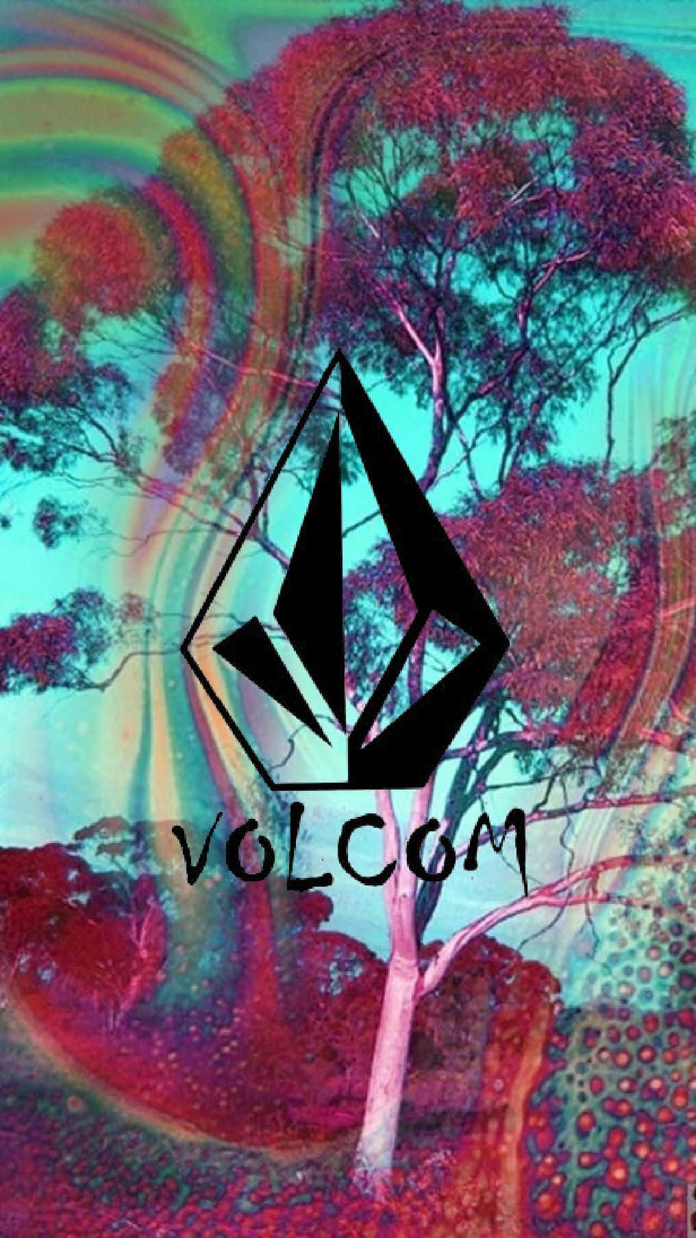 Volcom Logo Artistic Background Background