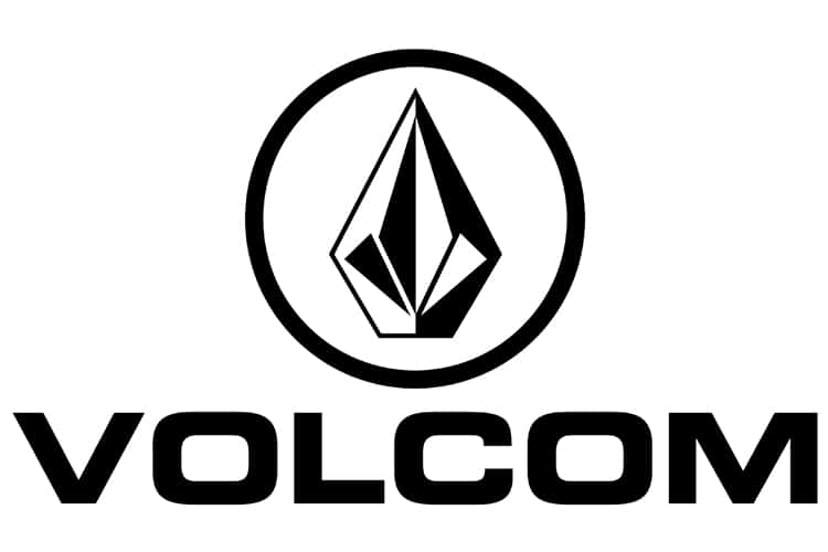 Volcom Logo On A White Background Background
