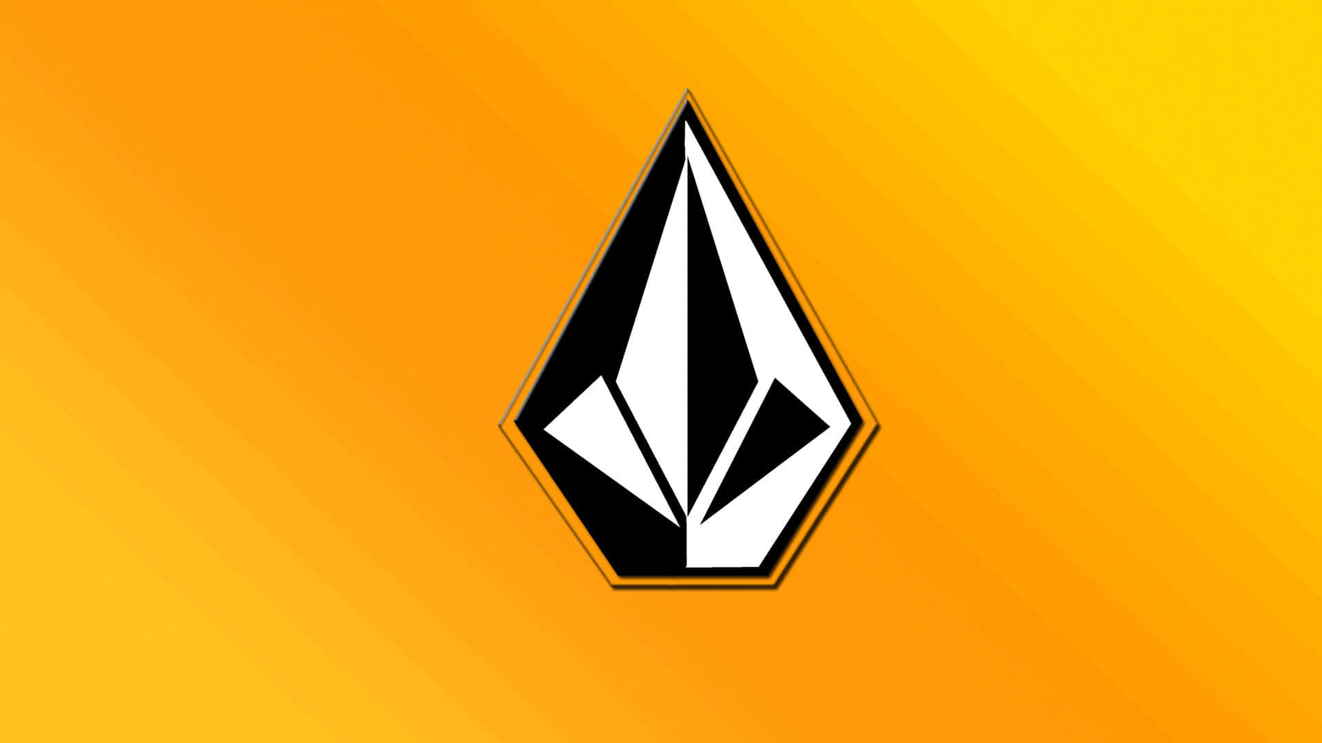 Volcom Logo Orange Gradient Background