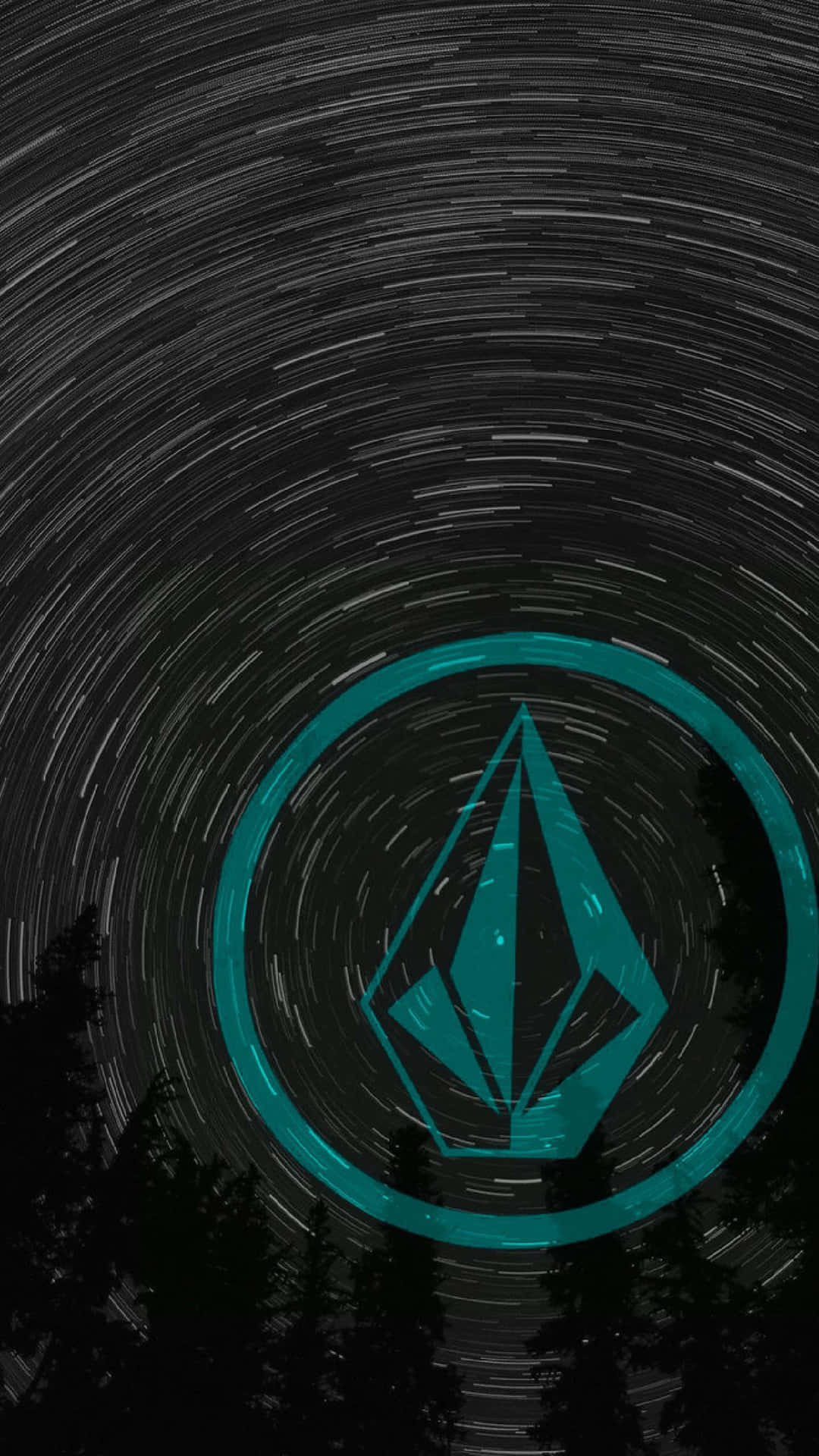 Volcom Startrail Night Sky Background