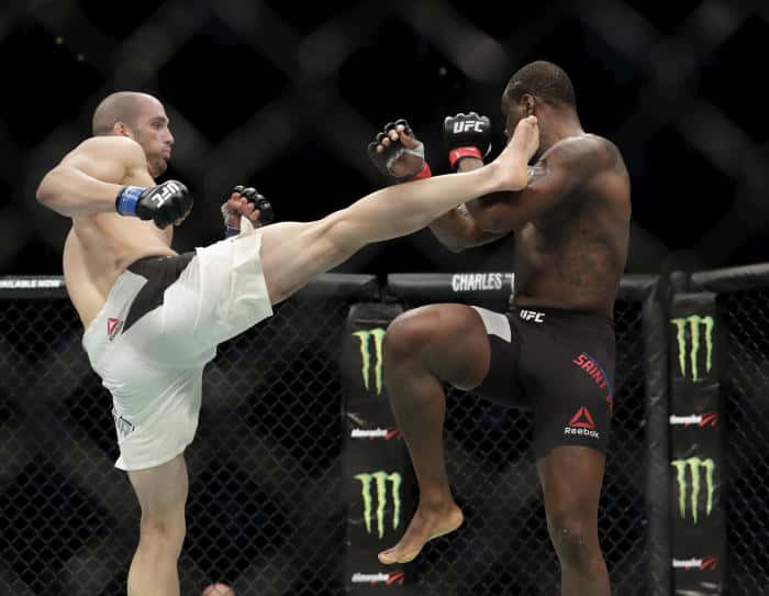 Volkan Oezdemir In Mma Fighting Stance Background
