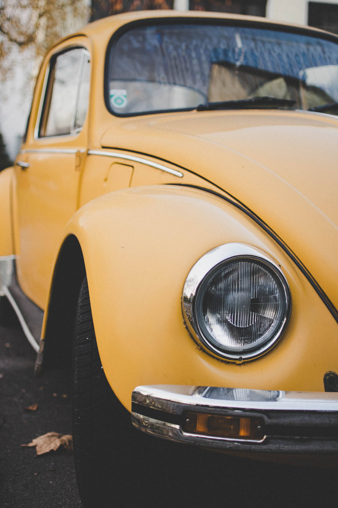 Volkswagen Beetle Yellow Hd Iphone