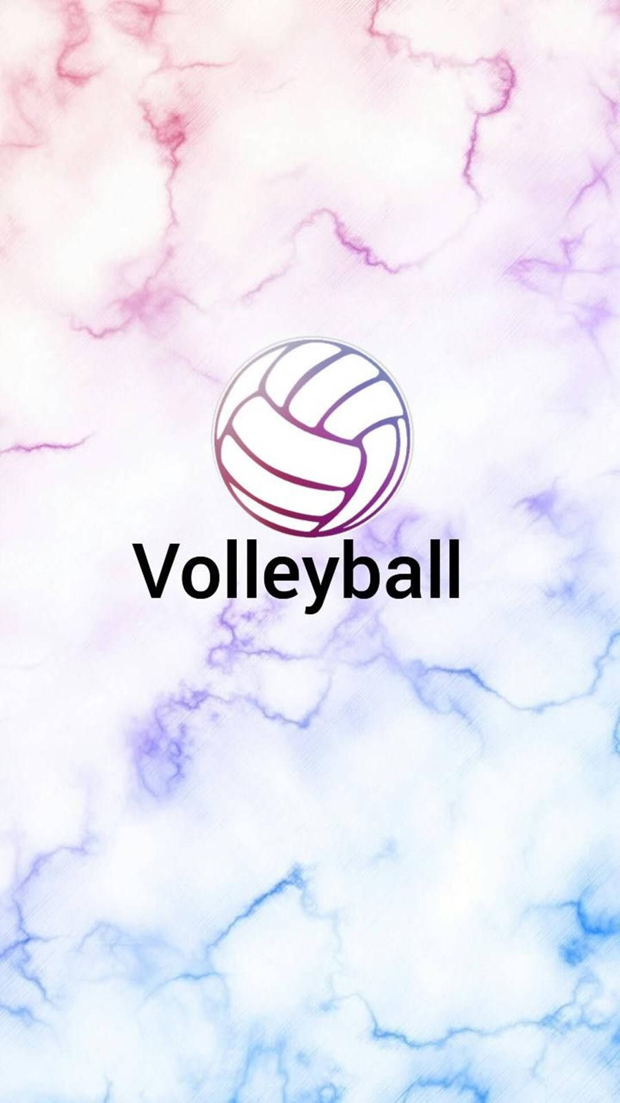 Volleyball Aesthetic Marbled Background