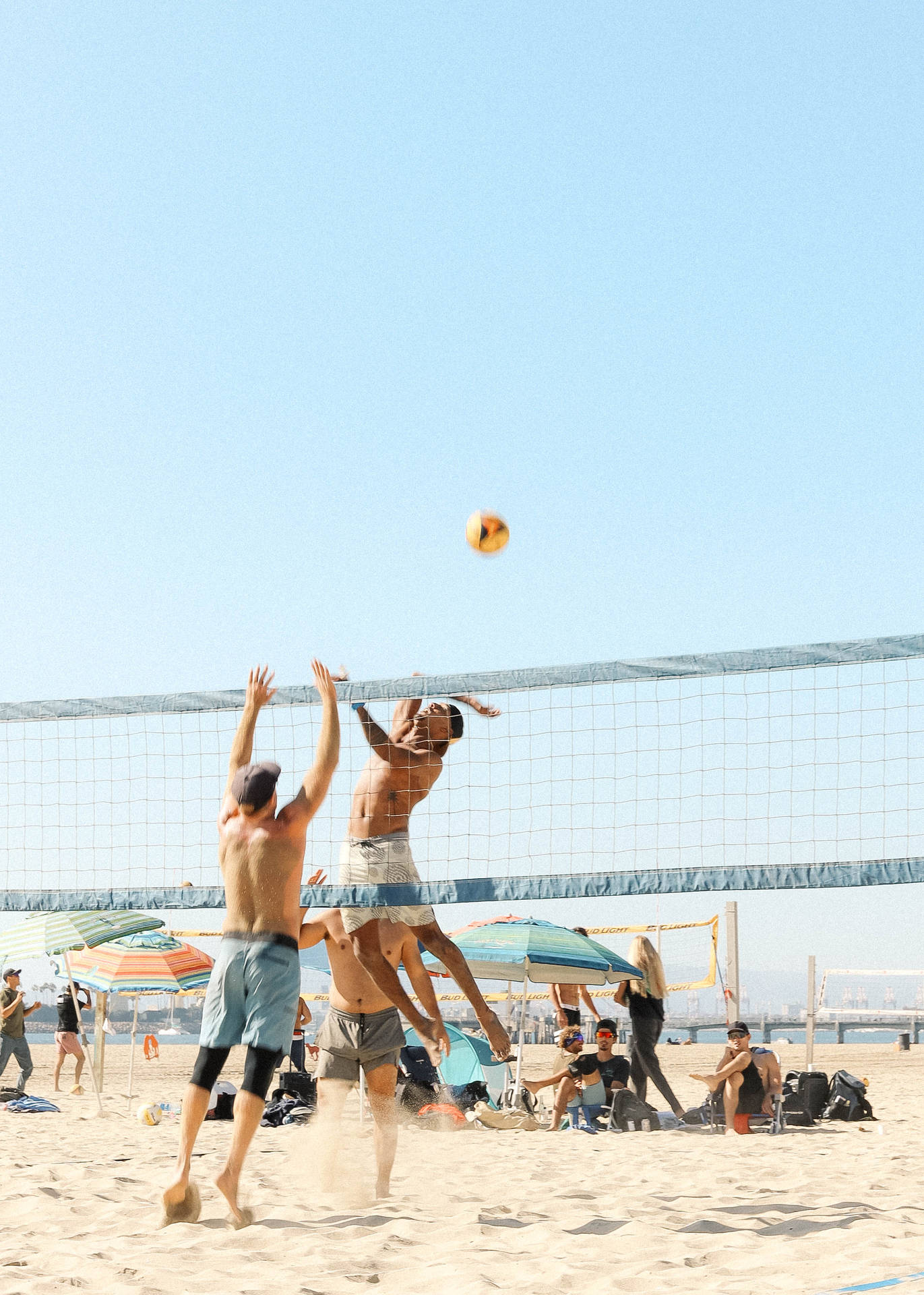 Volleyball At The Beach