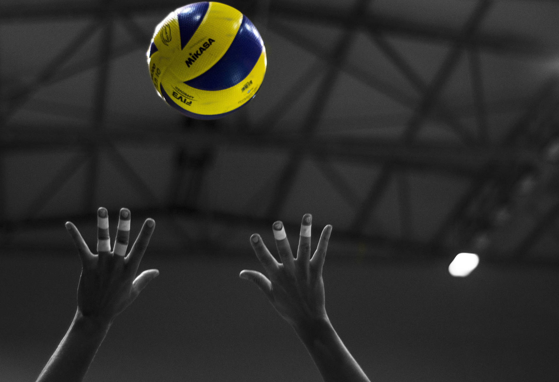 Volleyball Tossed Hd Sports Background