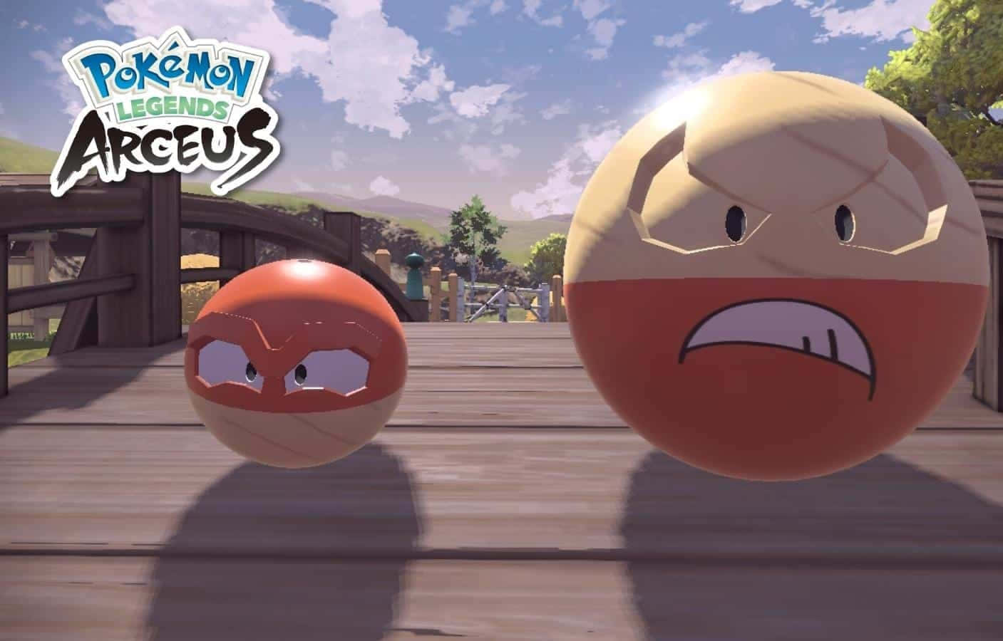 Voltorb And Hisuian Electrode Background