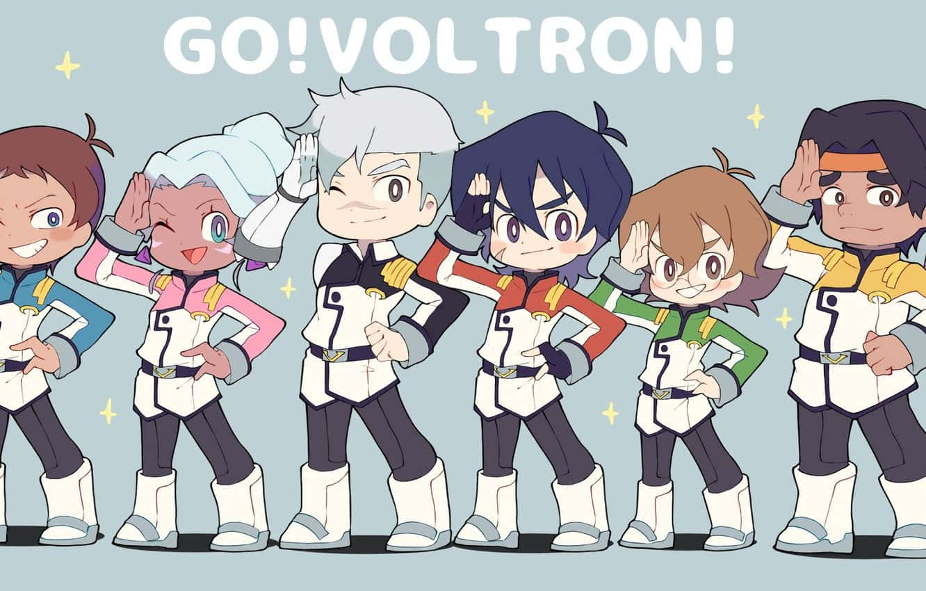 Voltron Anime Cute Digital Art Background