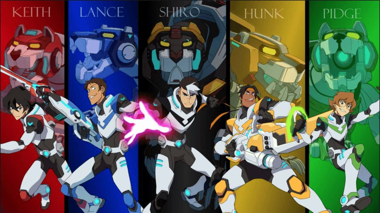 Voltron Force Members Collage Pose