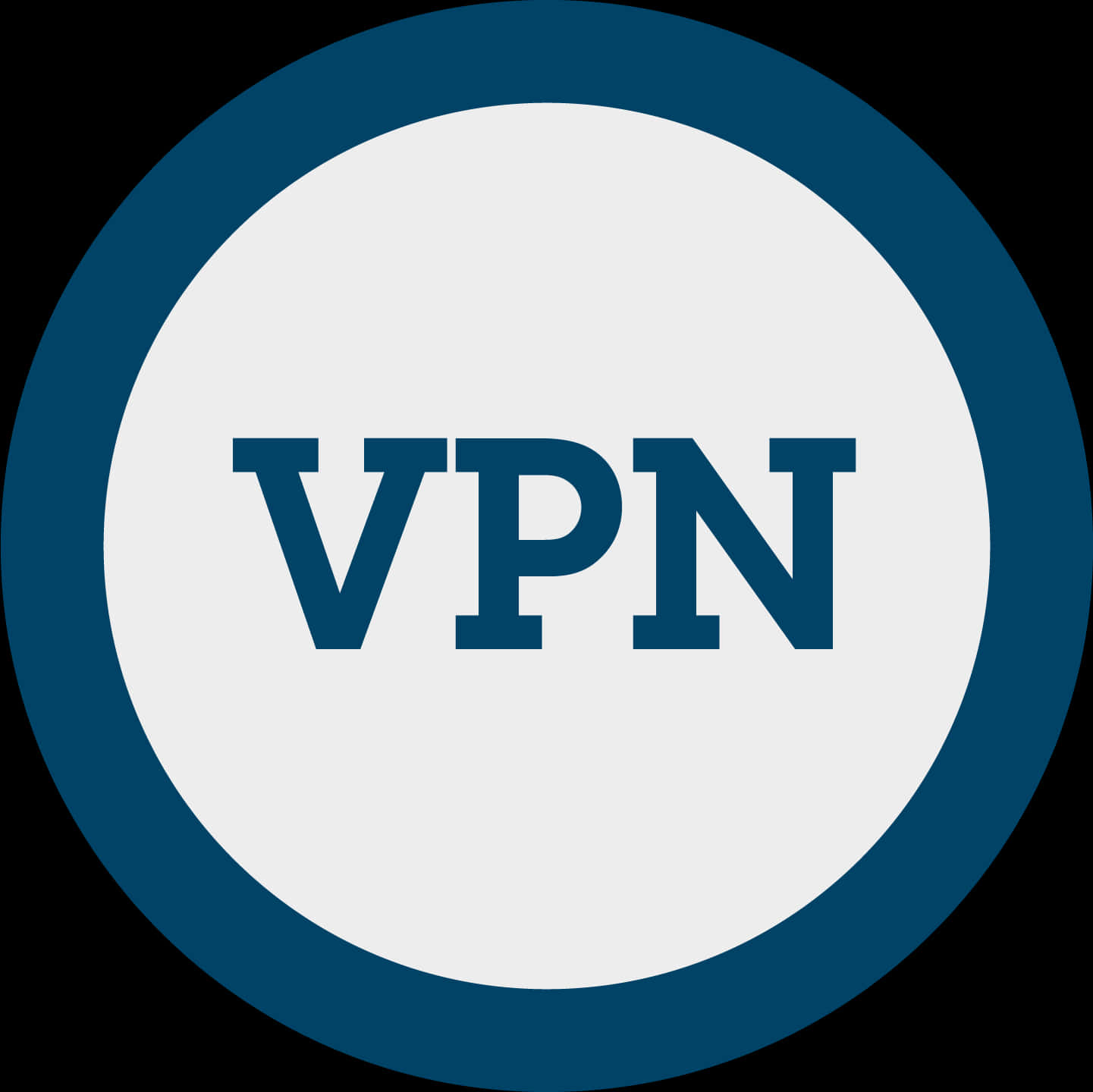 Vpn Blue And Round Logo