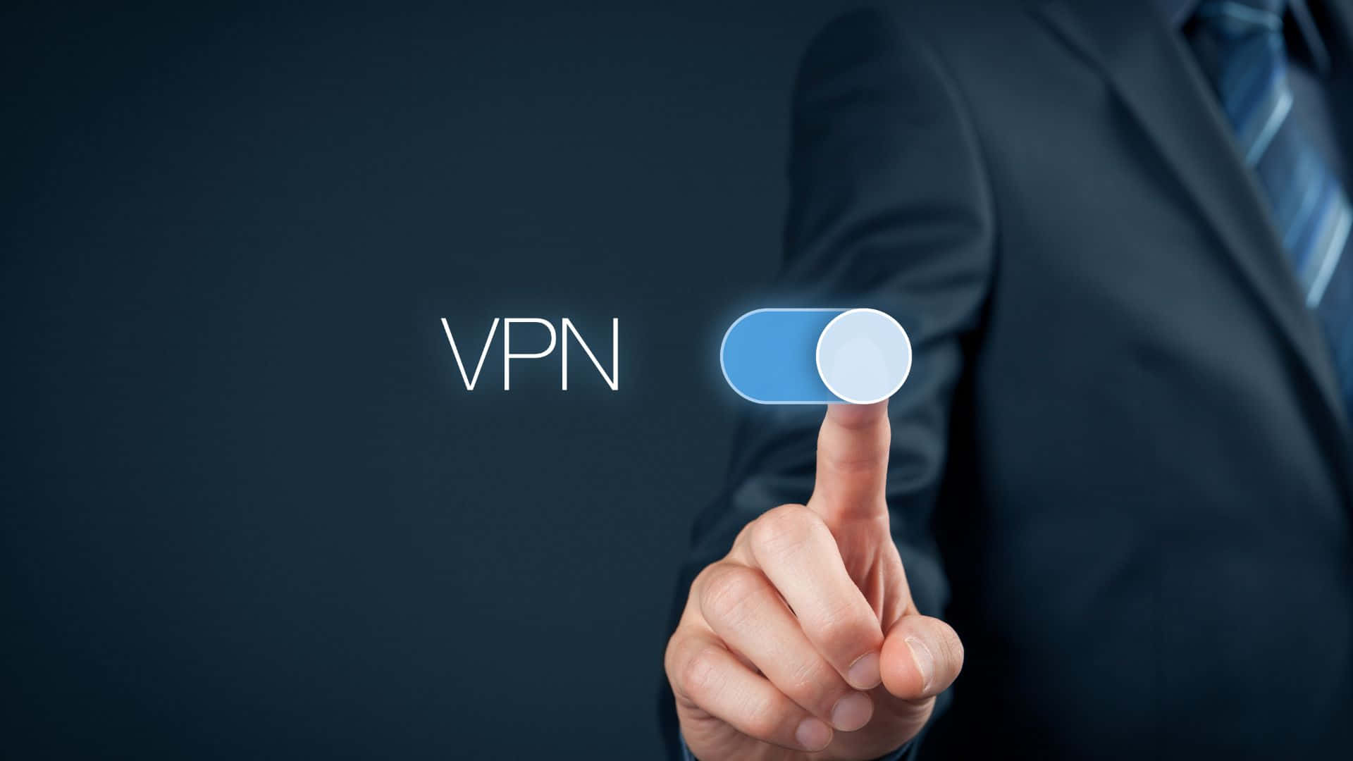 Vpn Digital Button Turned On