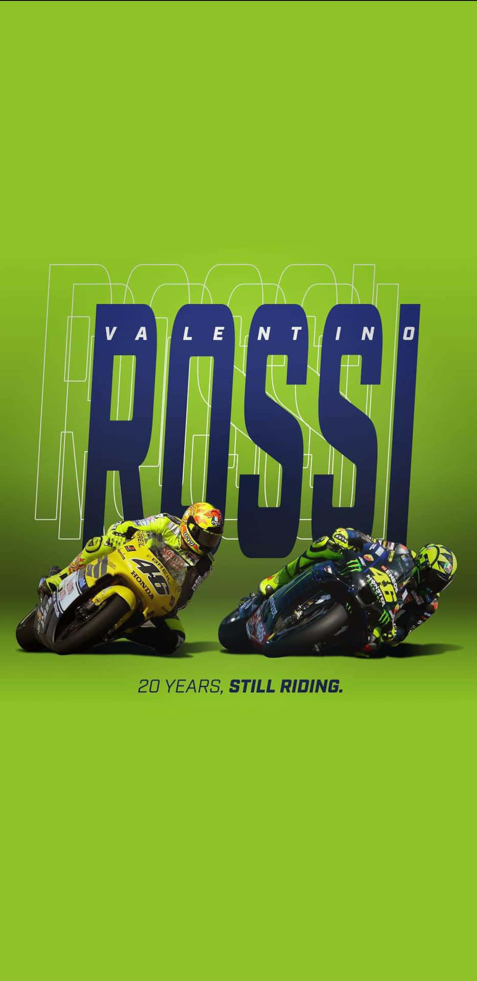 Vr46 20th Anniversary Poster Background