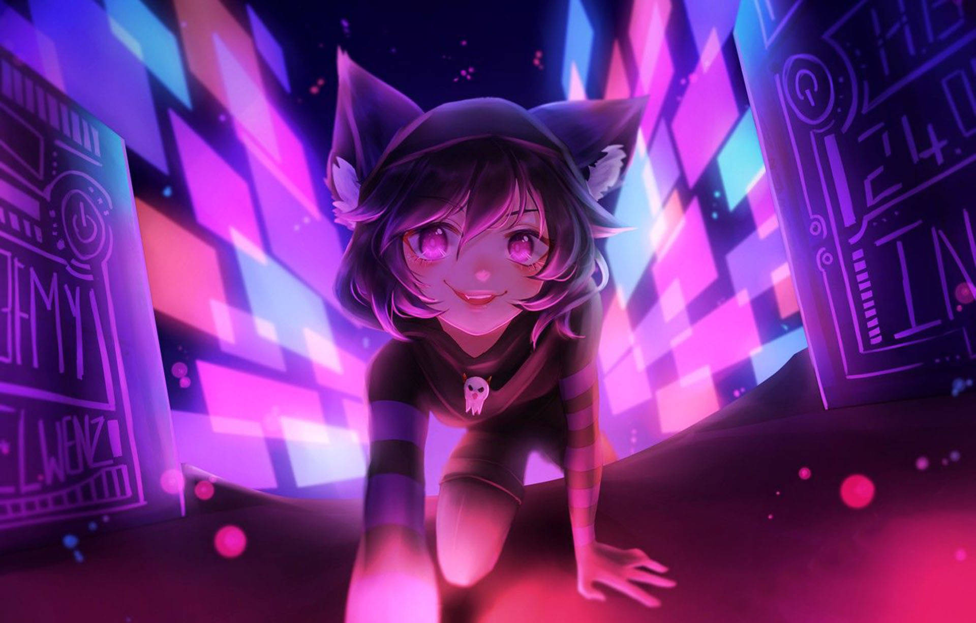 Vrchat Cat Girl Background
