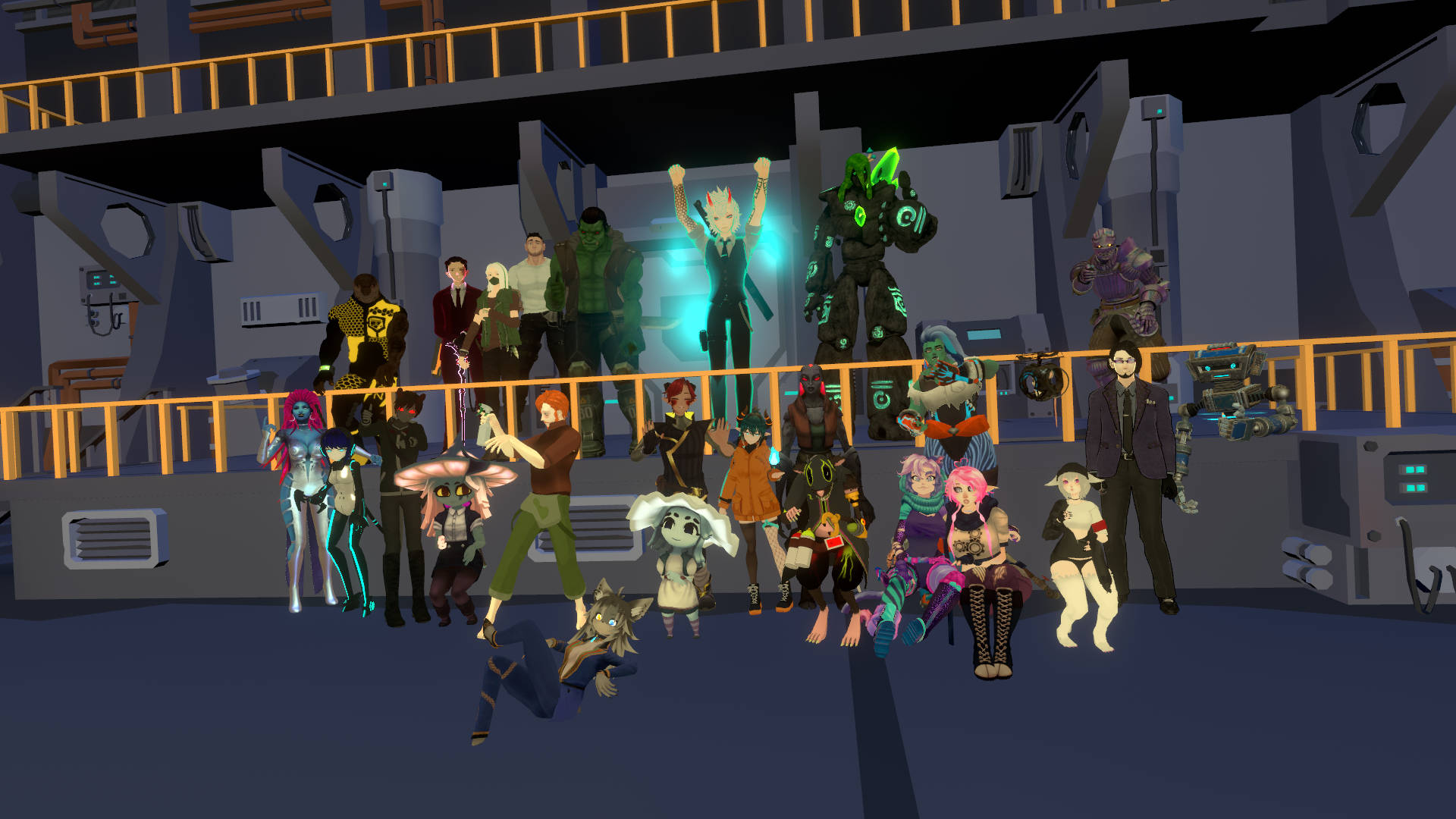Vrchat Undercity Callous Row Characters Background