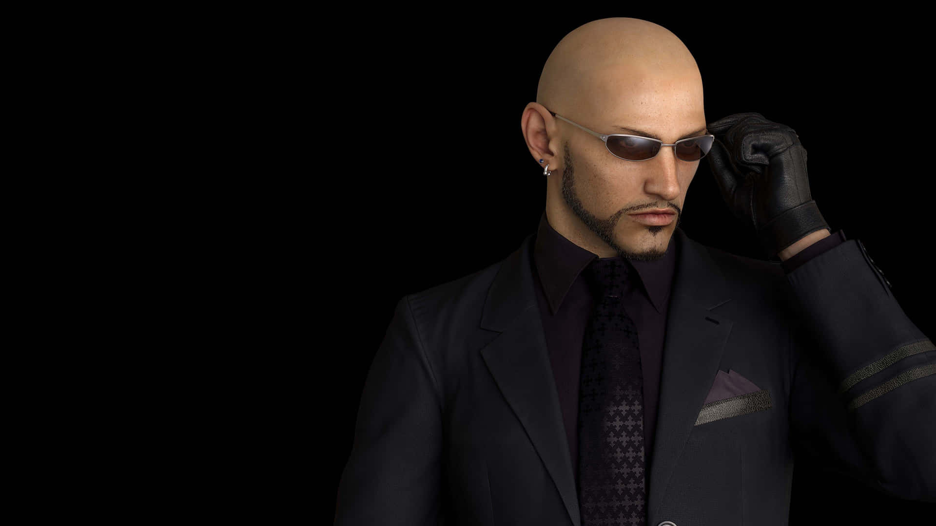 Vulgar Man In Black [wallpaper] Background
