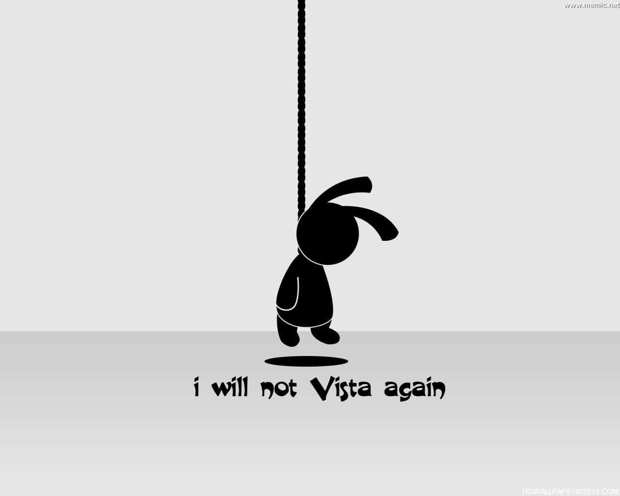 Vulgar Rabbit Hanging [wallpaper] Background