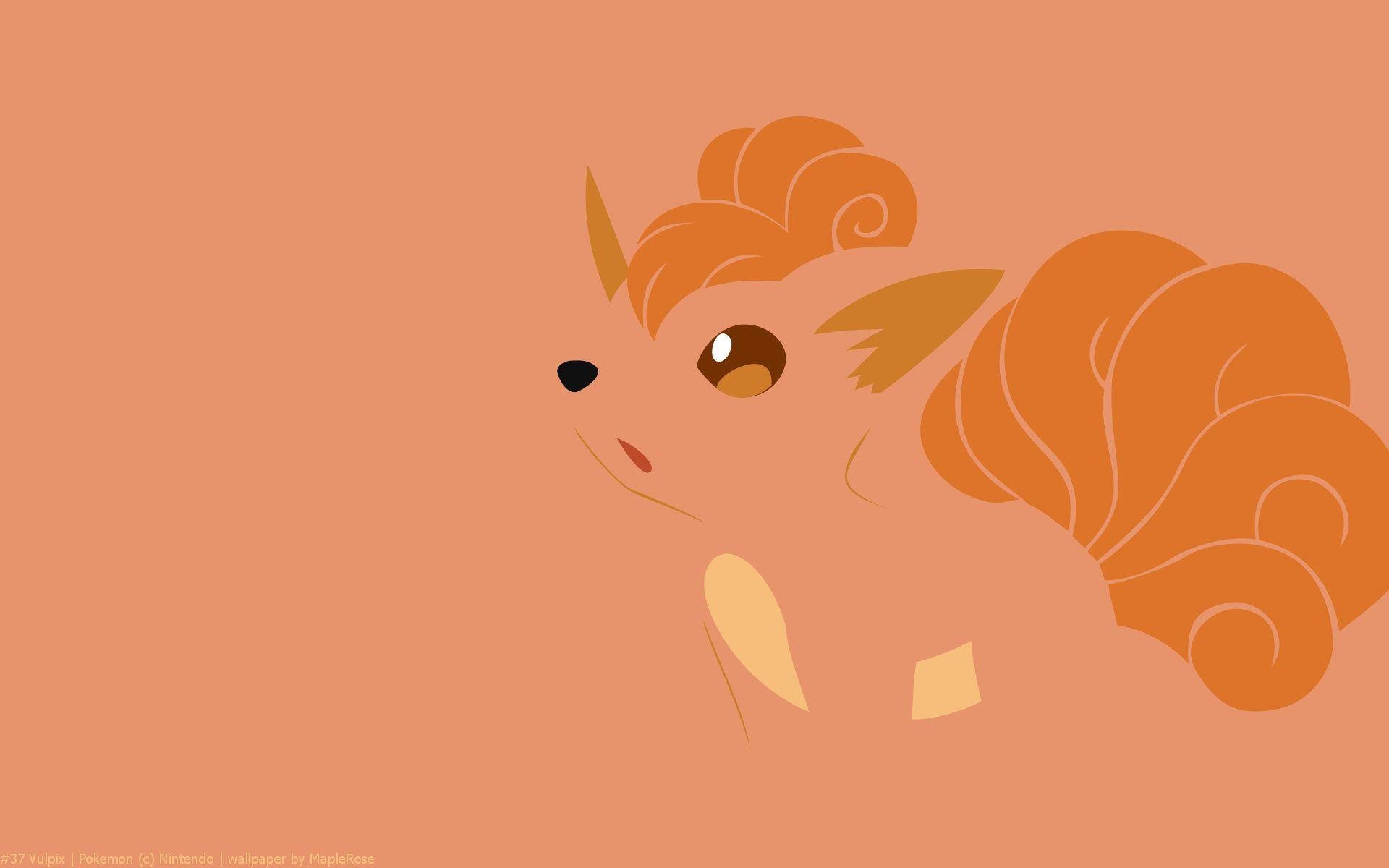 Vulpix Outline Background