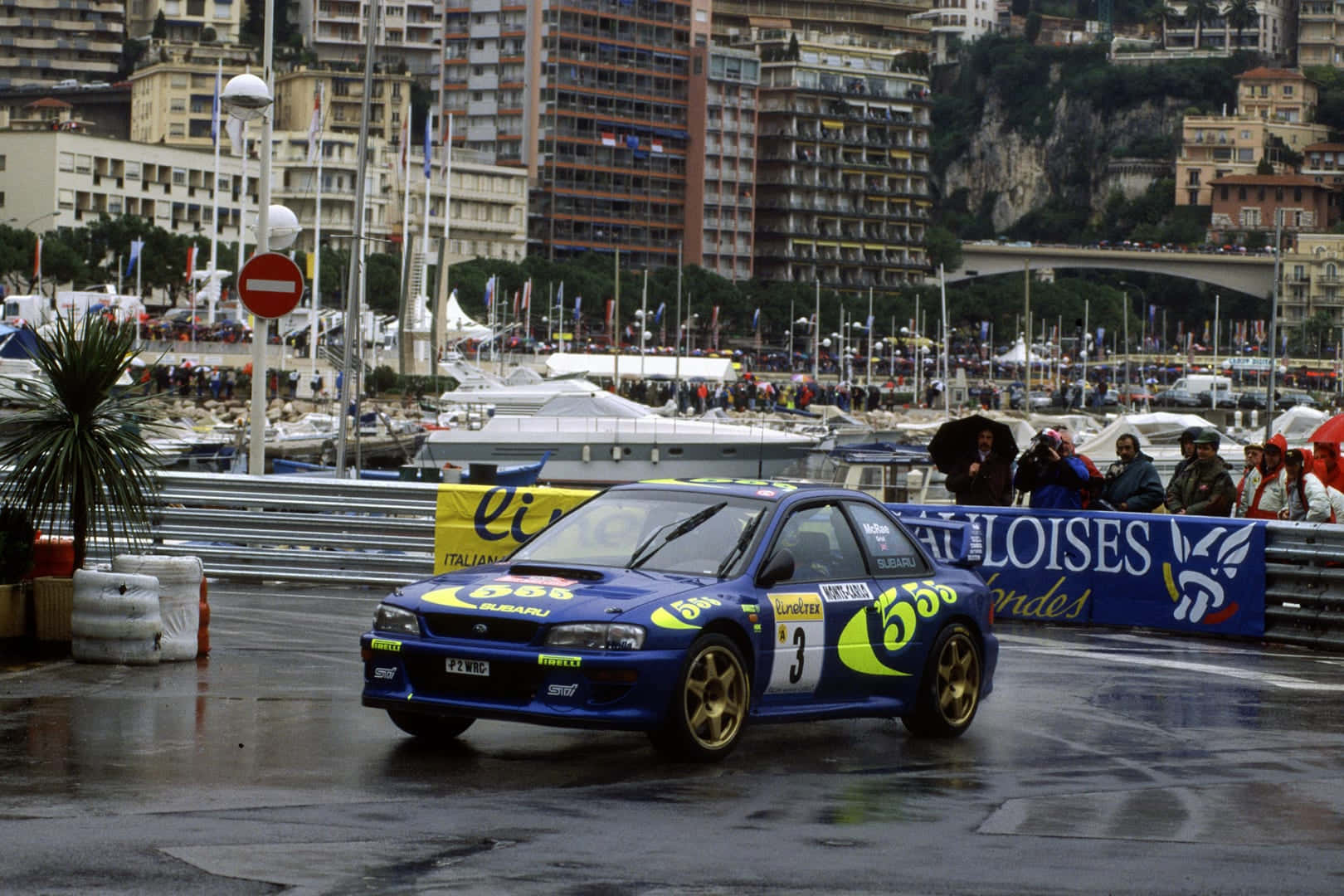 W R C Rally Carin Monaco Harbor Background