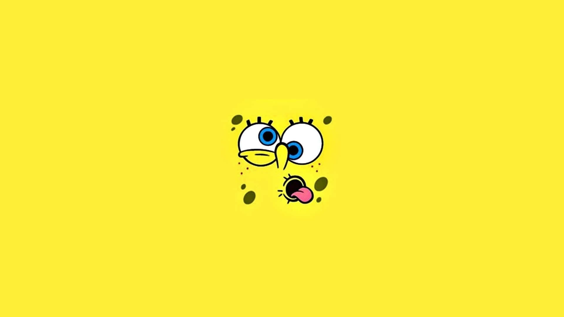 Wacky Face Aesthetic Spongebob Desktop