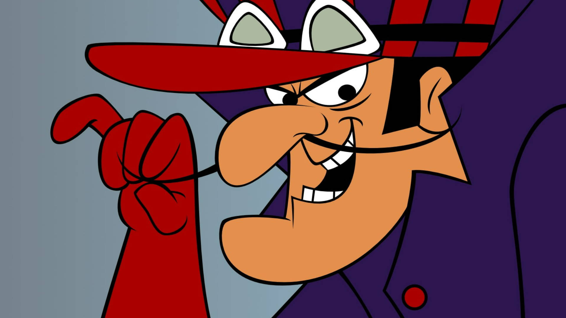 Wacky Races Dastardly With Mustache Background