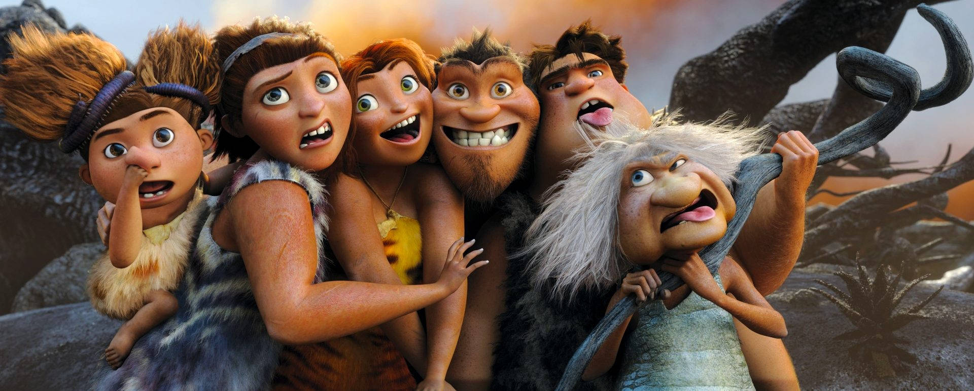 Wacky The Croods Family Picture Background