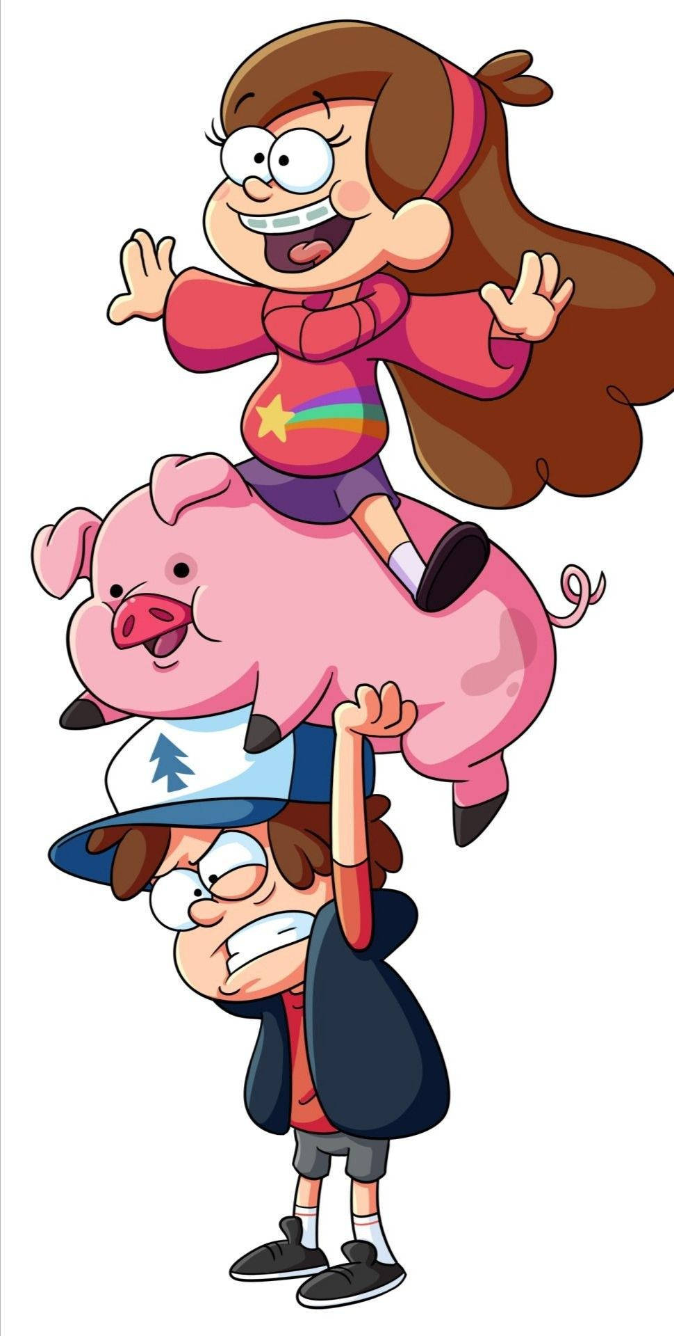 Waddles And Gravity Falls Characters Background