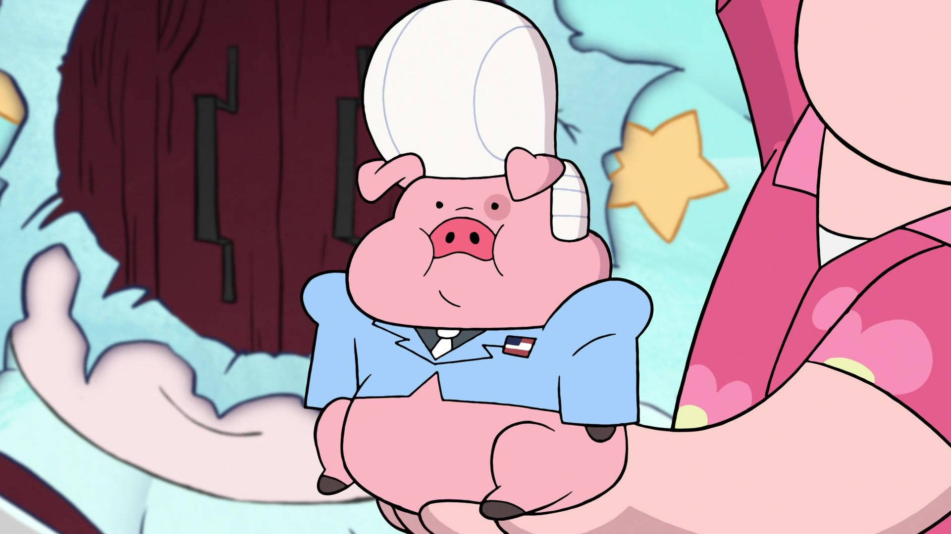 Waddles Dress-up Like Gigeon Background