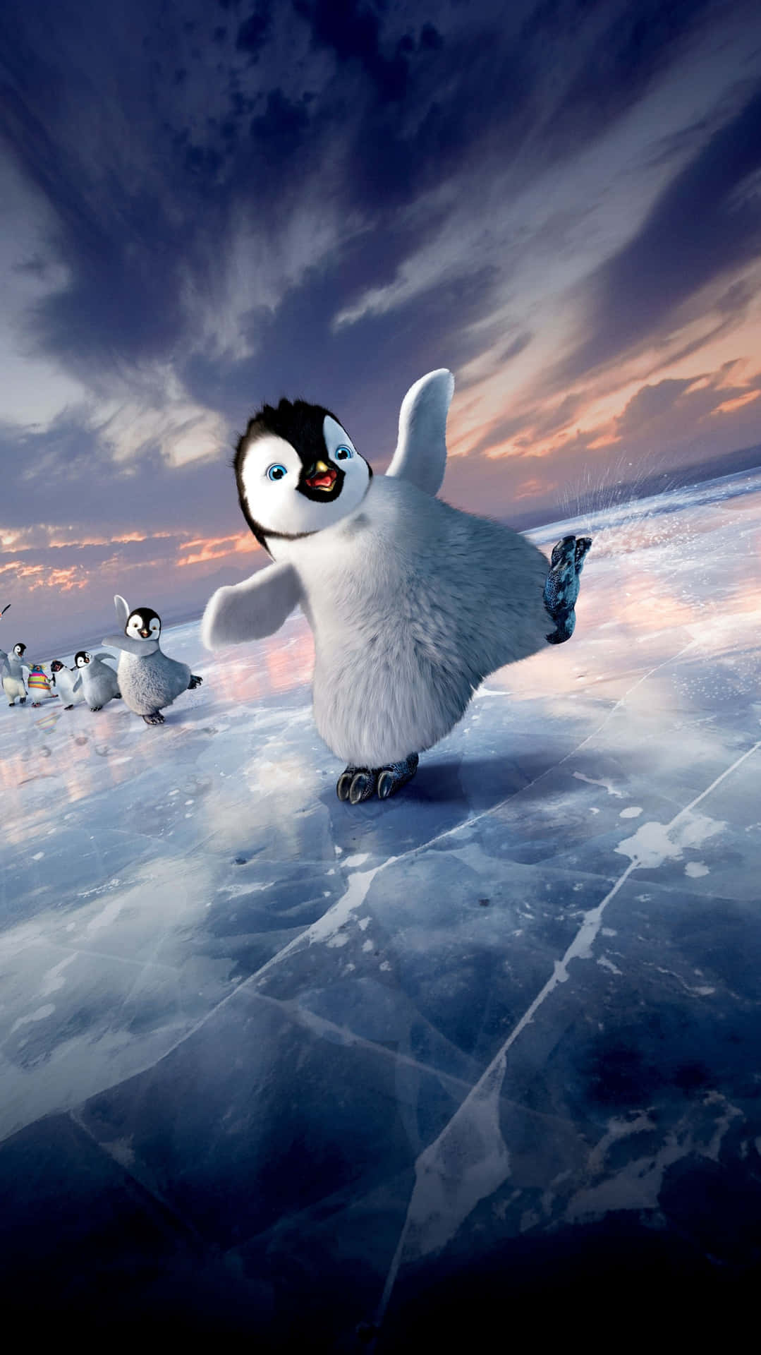 Waddling Erik From Happy Feet Two Background