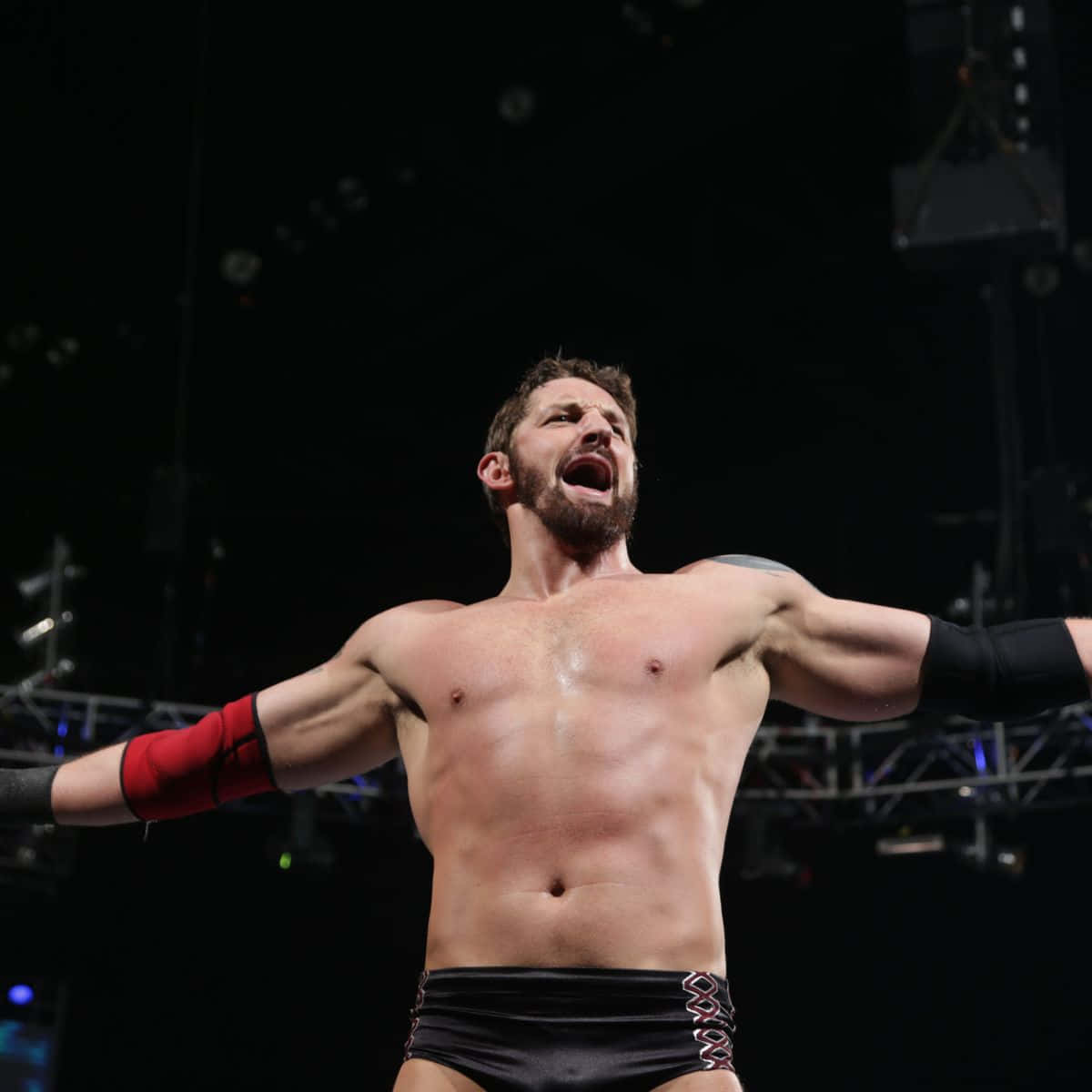 Wade Barrett Ring Celebration