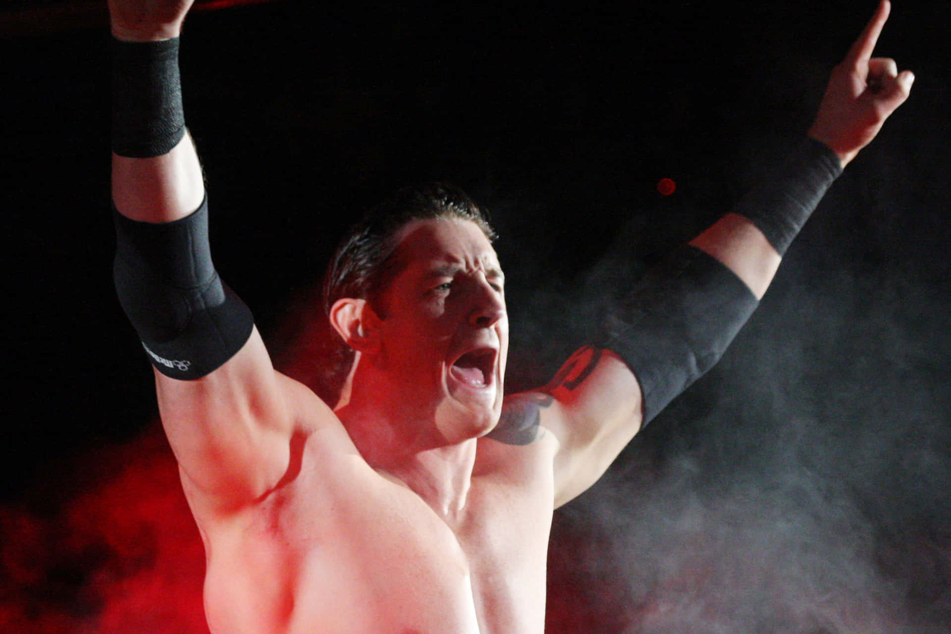 Wade Barrett Screaming Entrance