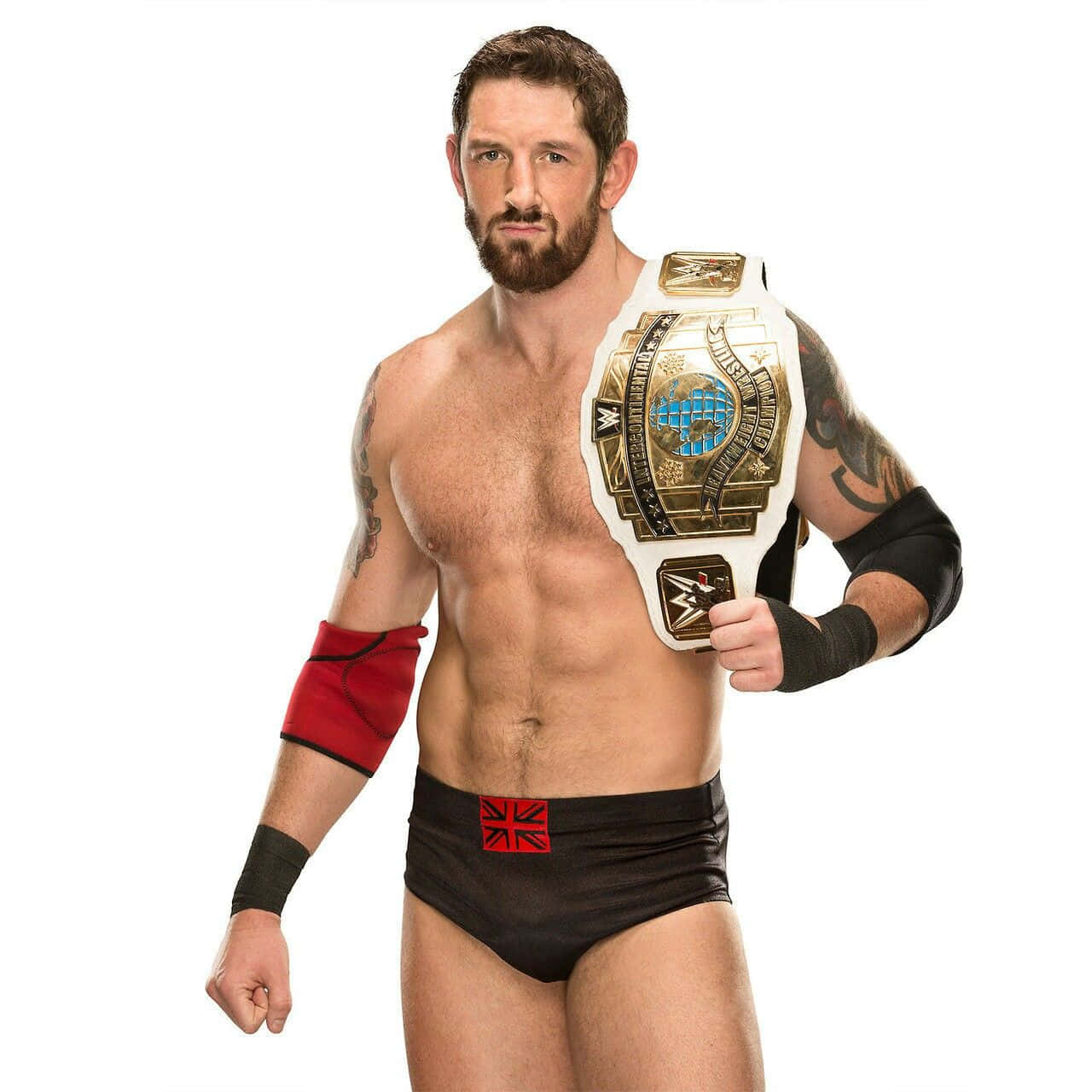 Wade Barrett With 2014 Belt