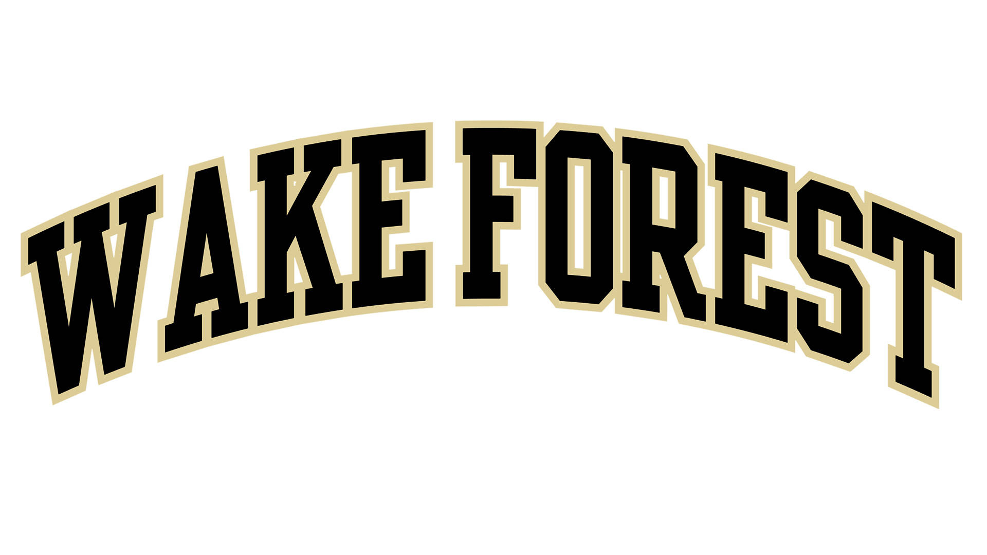 Wake Forest University Logo White Background