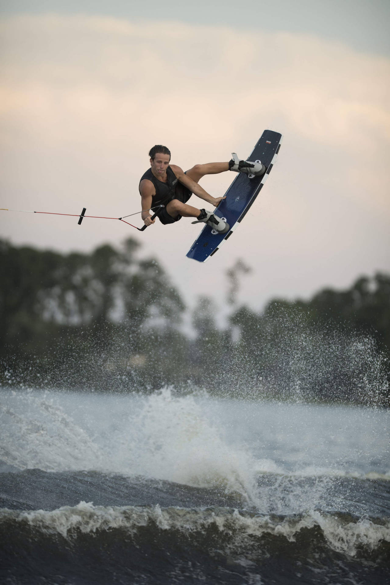 Wakeboarding Batwing Aerial Trick