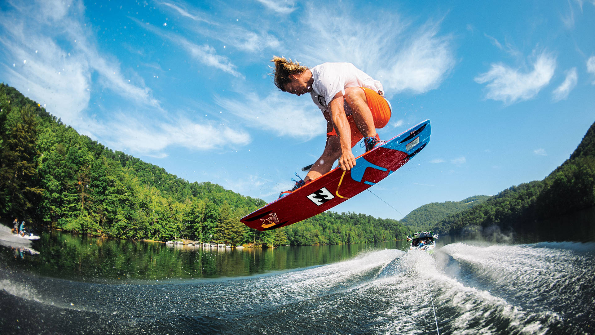 Wakeboarding Roast Beef Grab Trick