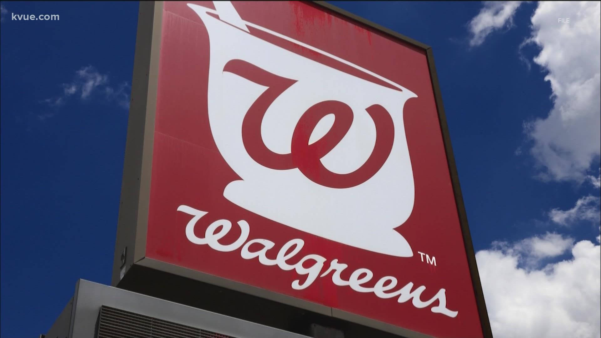 Walgreens Signage Cloudy Sky Background