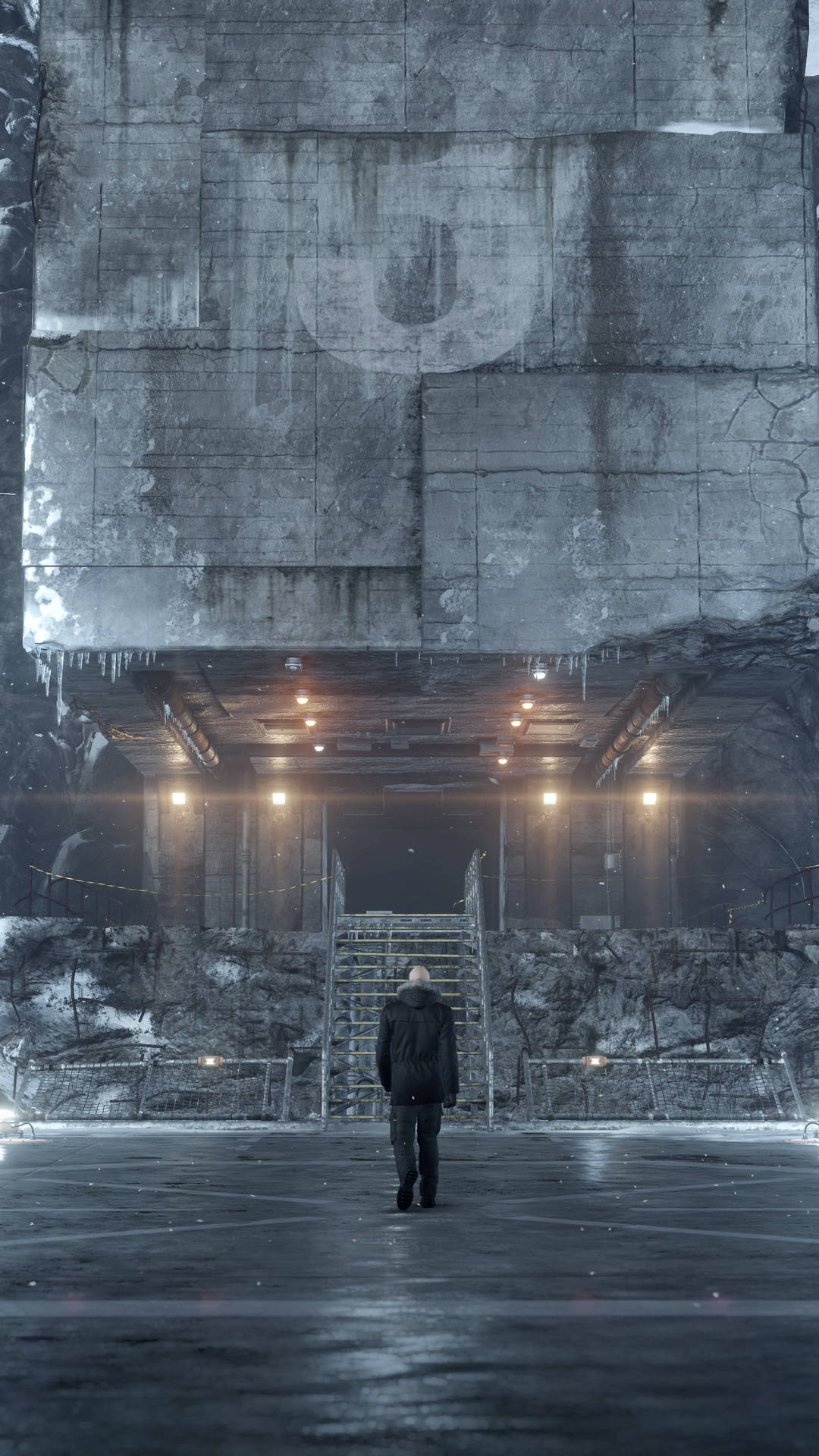 Walking Agent Hitman Phone Background