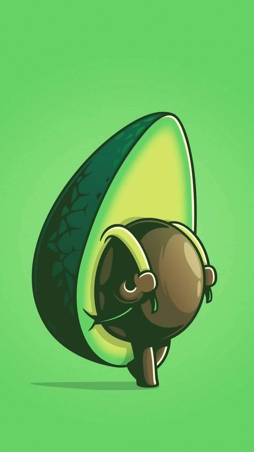 Walking Avocado Iphone Background