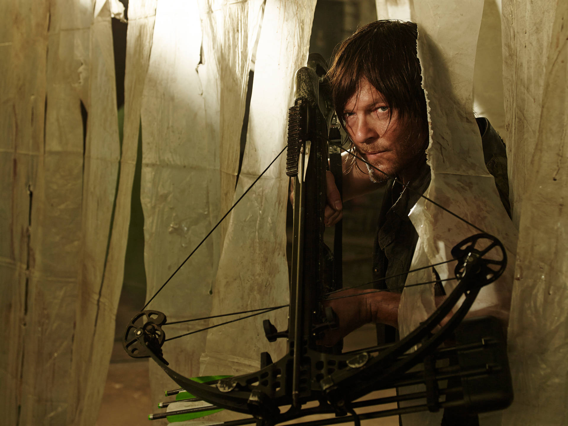 Walking Dead Daryl Hiding Background