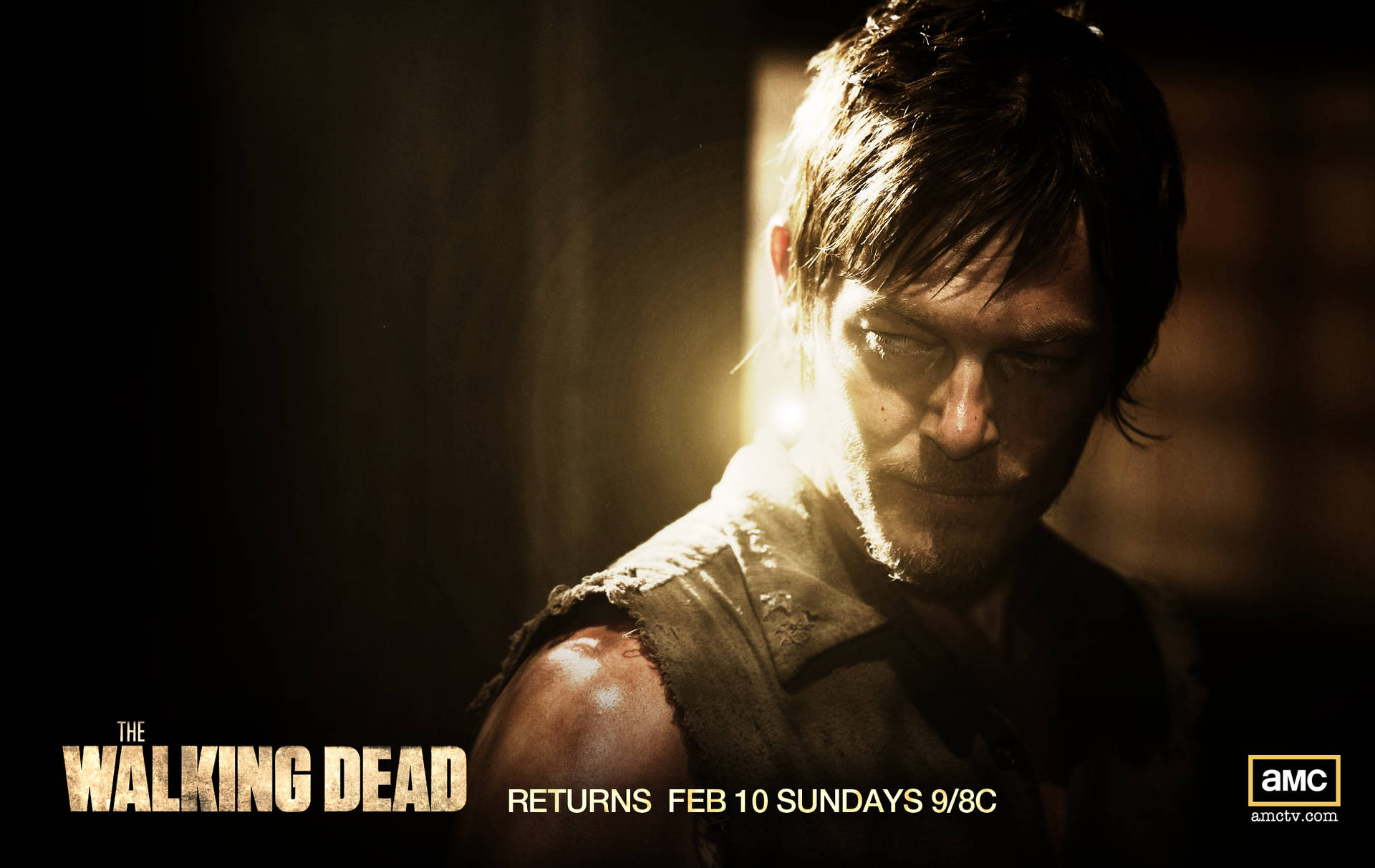 Walking Dead Daryl Schedule Poster Background