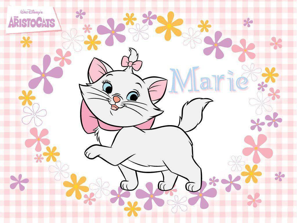 Walking Marie Cat Background