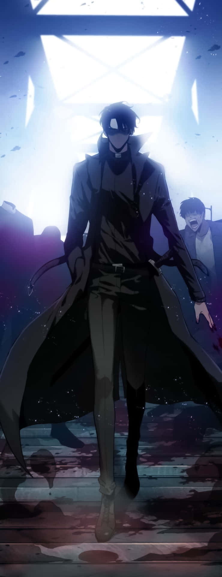 Walking Omniscient Man Background