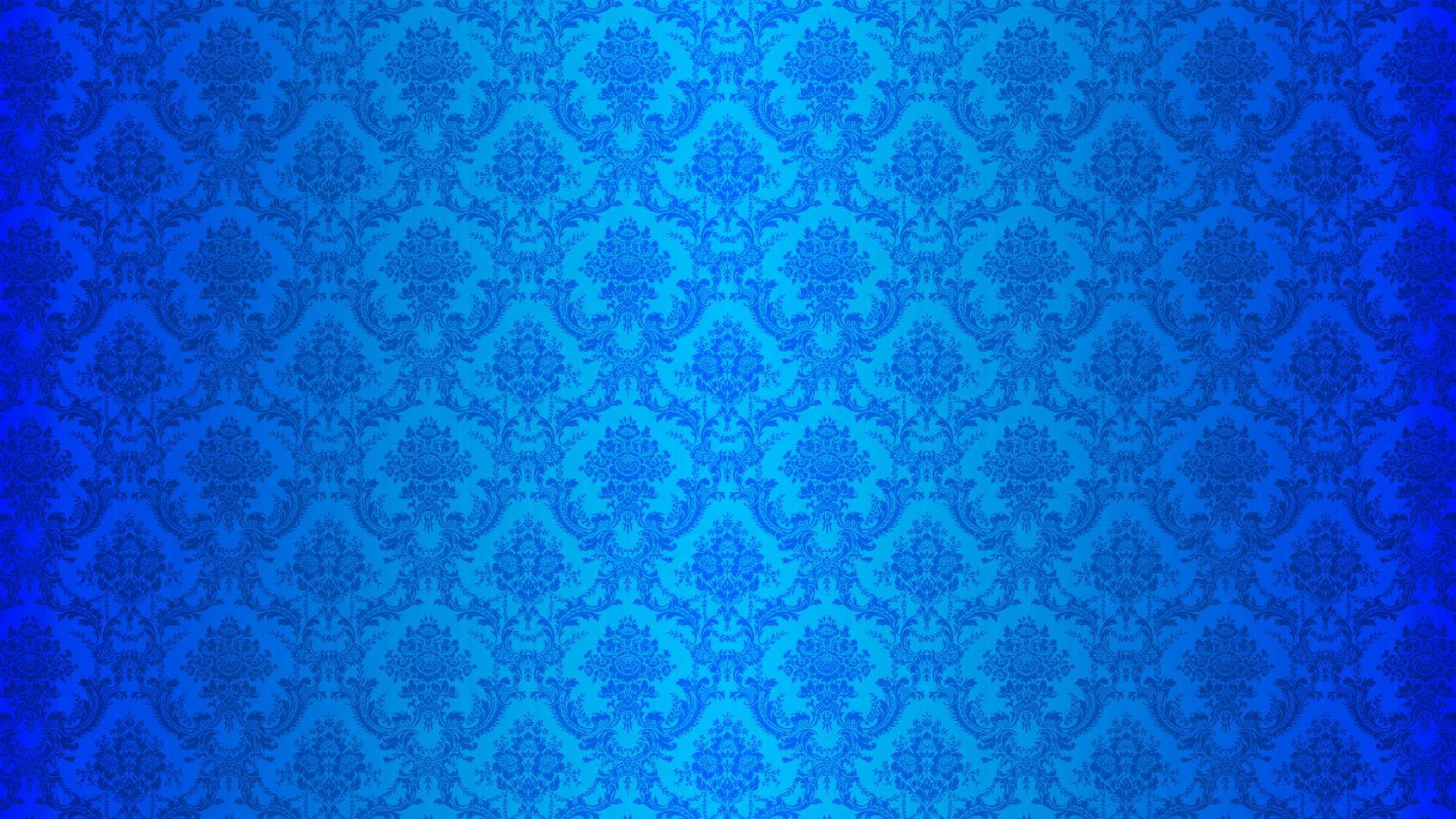 Wall Background With Blue Texture